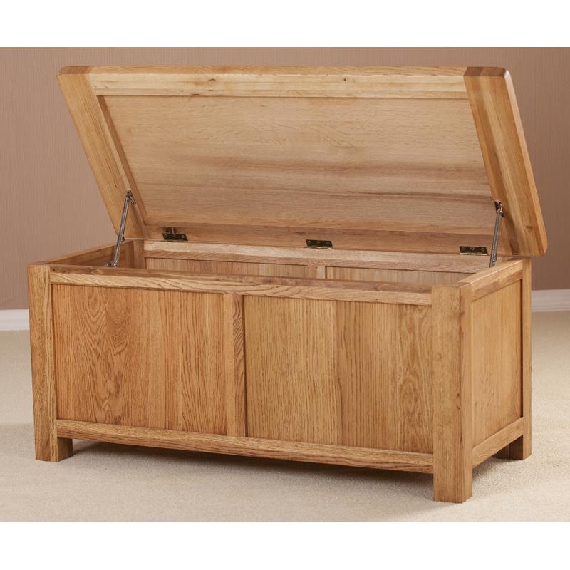 Kingsbury Solid Oak Blanket Box